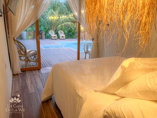 Mata de Platano Cabin | Inviting La casa de la Wii Mendihuaca with Pool & Pet-Friendly