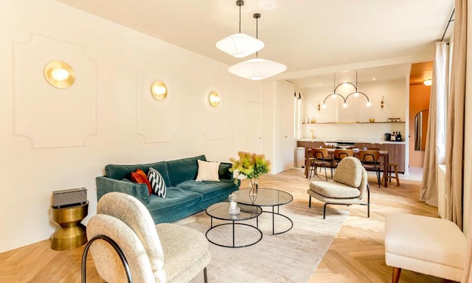 Vivienne Apartment | Guest Favorite: Bourse Feydeau - Child Friendly Comfort