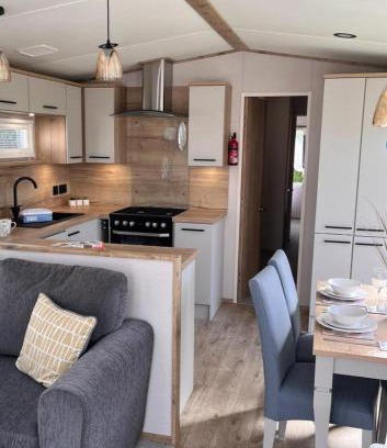 Rhyd-y-clafdy Ski Chalet | Hafan y Mor Park 3-Bed Caravan Sleeps 8 Pets Ok
