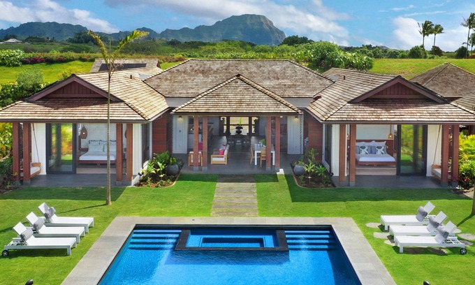 Poipu House | Hale Leimomi: Oceanfront Bliss with Pool and Spa Retreat