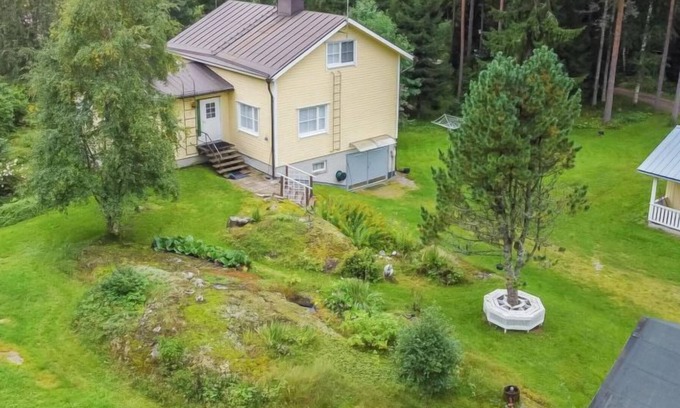 Kuorevesi House | Relax at Halkoniemi by Interhome with Lake Views & Spa