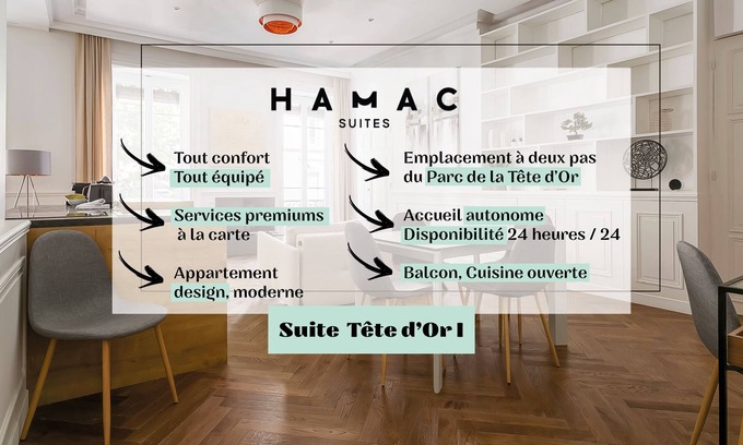 Marechal Lyautey - Vitton Apartment | Hamac Suites - Suites Tête d'Or - Balcony