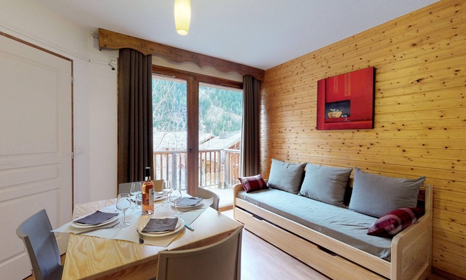 Orelle Apartment | Revitalize at Hameau 4: Spa & Pool Access for Relaxation