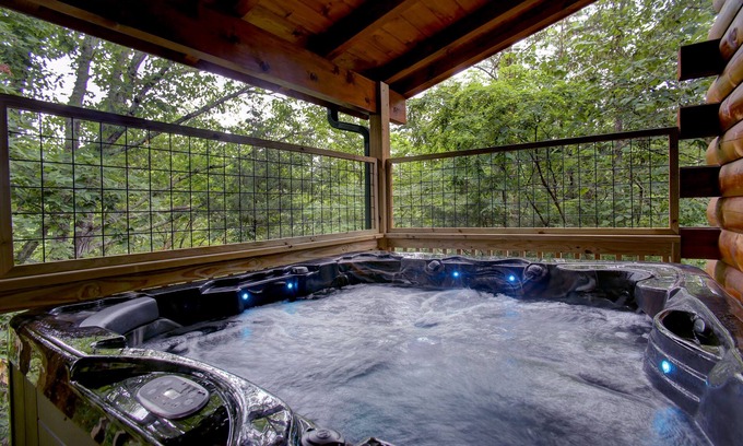 Sevierville Cabin | Immaculate Handicapped-Friendly Cabin with Home Theater