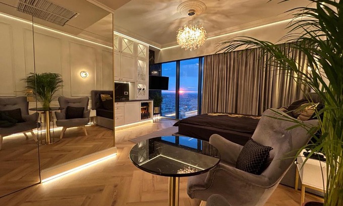 West Pomeranian Voivodeship Apartment | Discover Hanza Tower HOME4U: Rated 9.5/10 with Ocean Views