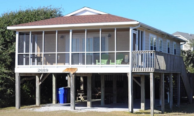 Ocean City Beach House | Happy Feelings - Cute Cottage with Screen Porch