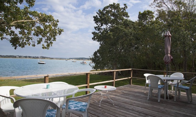 Silver Beach House | Harbor-Front Oasis with Private Beach and Pool Access