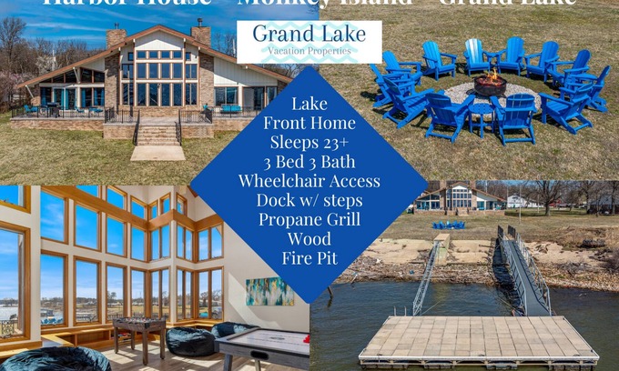 Afton House | Relaxing Harbor House on Monkey Island with Dock & FirePit