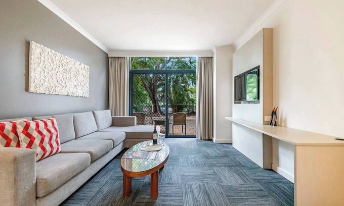 Darwin City Centre Apartment | Tranquil Harbourside Escape with Pool & Alfresco Patio
