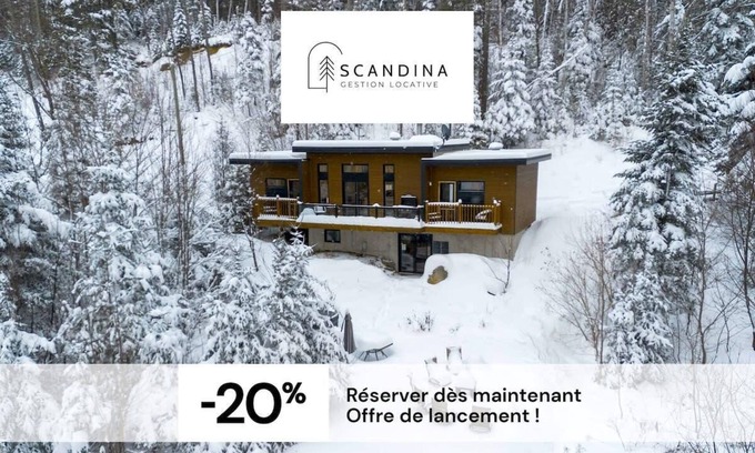 Sainte-Emelie-de-L'Energie Ski Chalet | Harfang Hotel | Private Spa Retreat by the Lake