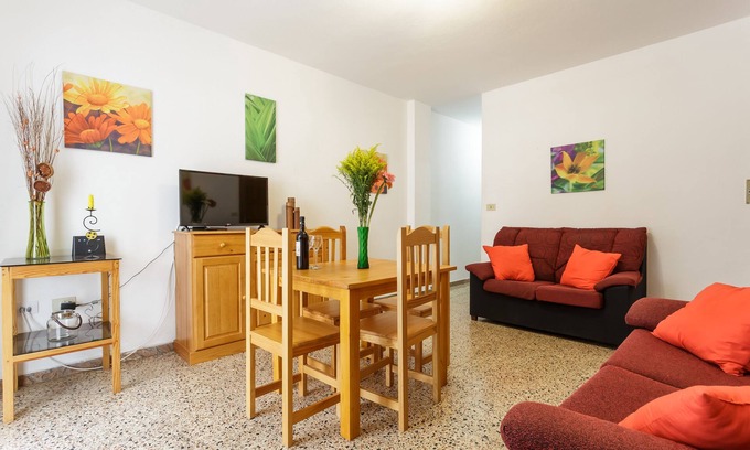 Puerto Naos Apartment | Oceanfront Harmony Apartment with Pool in Puerto Naos