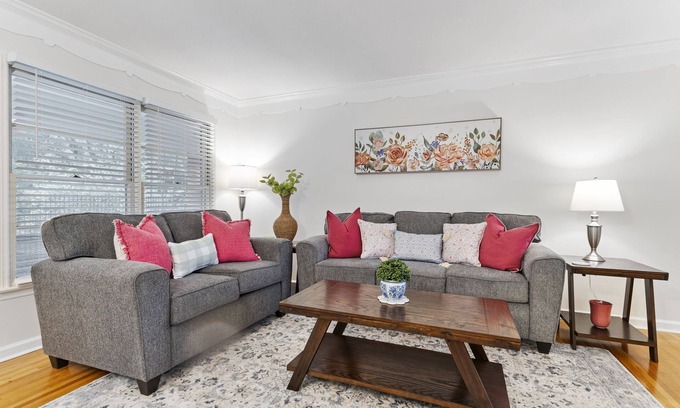 Montgomery House | Perfect Harmony House: Pet-Friendly Retreat in Tranquil Area