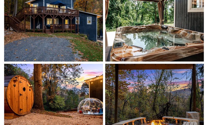 Front Royal House | Relax at Harmony Ridge Hideaway: Hot Tub & Sauna Retreat