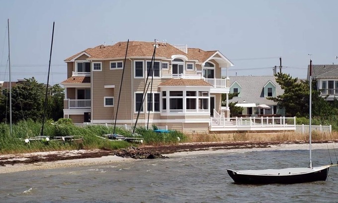 Harvey Cedars House | Bayfront Compound in Harvey Cedars, NJ - Pool & Ocean Views