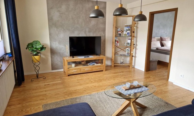 Rachtig Apartment | Ocean View Retreat at Haus Monika - Family-Friendly Stay