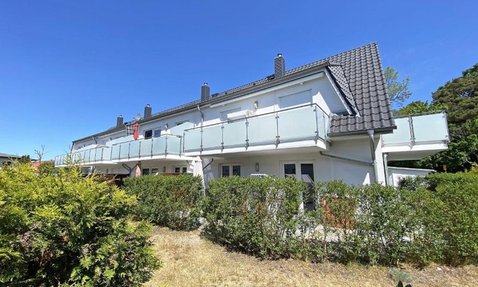 Thiessow Apartment | Family-Friendly Haus Sanddorn with Sunny Balcony Retreat