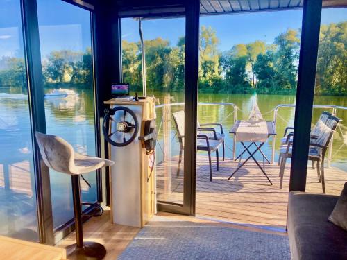 Schumachersiedlung Boat Rental | Unique Floating Apartment - Experience Life on the Water