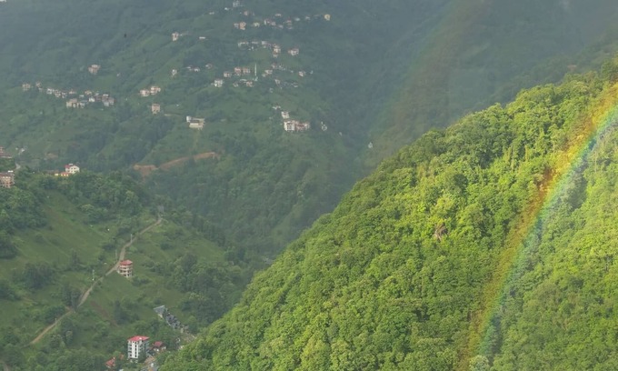 Ayder House | Havalı Bungalov-1 jakuzili Dere ve Şelale Manzaralı Süit Bungalow
