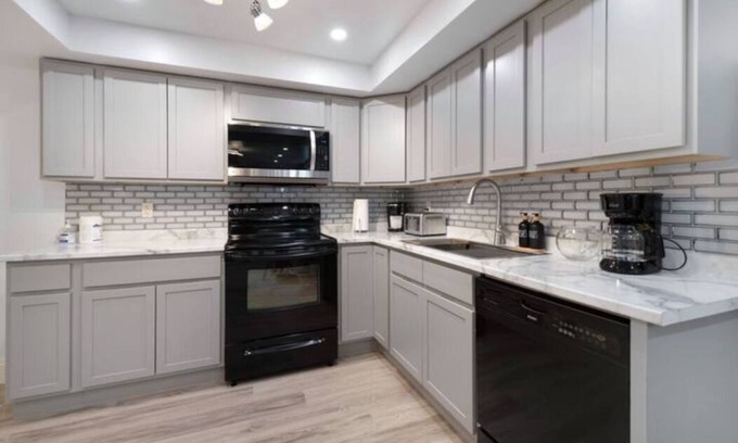 Moncton Apartment | Have fun with the whole family at this stylish place.