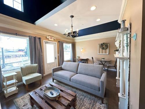 Demorest Apartment | Inviting Haven at Hazel: Downtown Loft with Kitchen Amenities