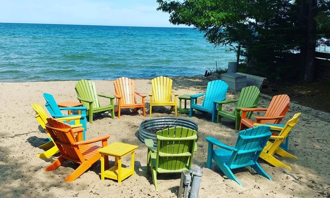 Oscoda House | Pet-Friendly Haven on Huron with Oceanfront Views