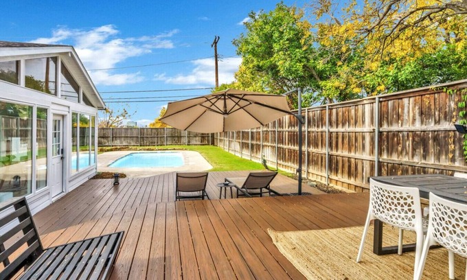 Northwest Dallas House | Relaxing Retreat with Pool, Firepit & Gaming Fun