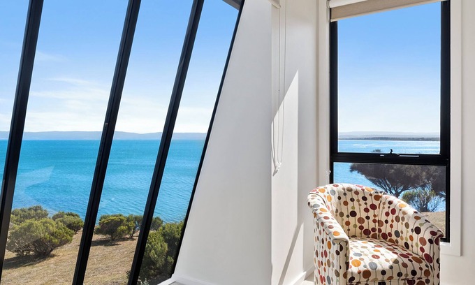 Coles Bay House | Waterfront Oasis with Ocean Views and Cozy Fireplace