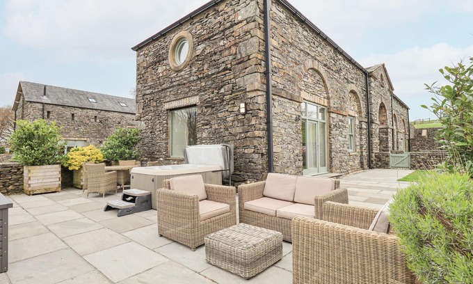 Penny Bridge Cottage | Family-Friendly Hazel Cottage with Spa & Hot Tub Retreat