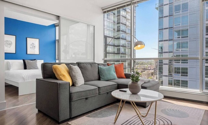 Mission District Apartment | Inviting City Center Retreat with Mountain Views & Parking