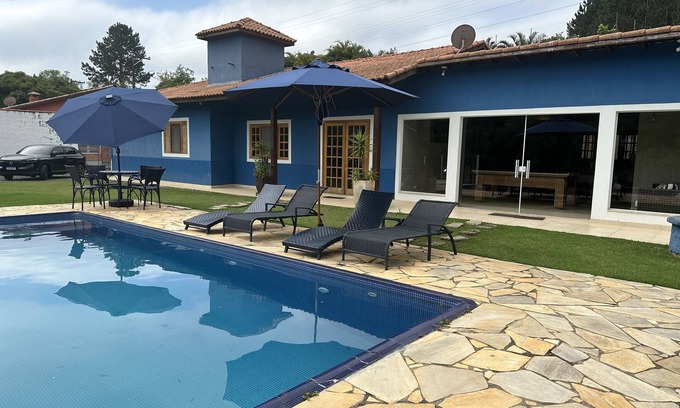 Ibiuna House | Guest Rated 10/10: Heated Pool Chácara in Gated Ibiúna