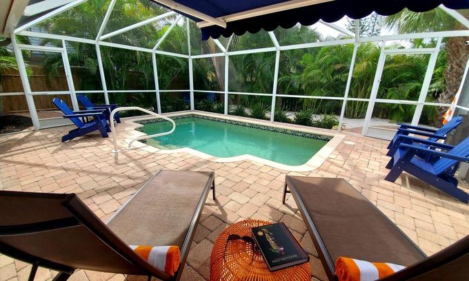 Englewood House | Discover a Unique Oasis on Manasota Key with Heated Pool