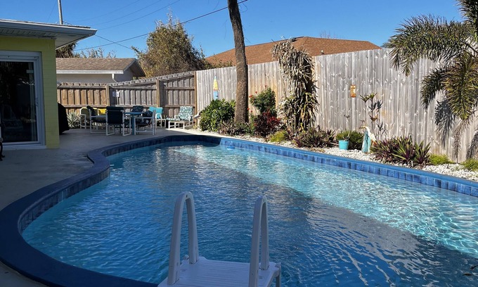 Rosemont House | Inviting Beachfront Home with Heated Pool & Great Amenities