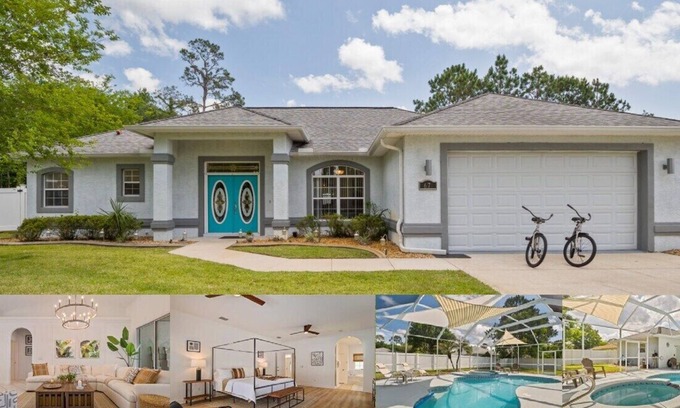Palm Coast House | Experience Villa Las Palmas: Oceanfront Pool Home for 8
