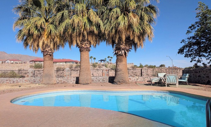 El Paso House | Delighted House: One-Story Oasis with Private Pool & Spa