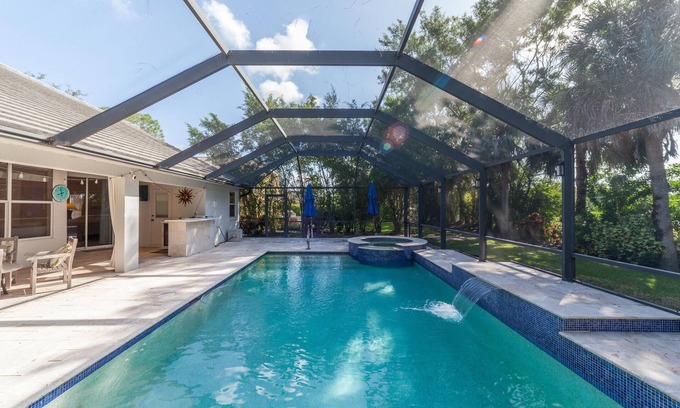 North Naples House | Serene Retreat with Pool & Spa, Near Beaches and Fifth Ave