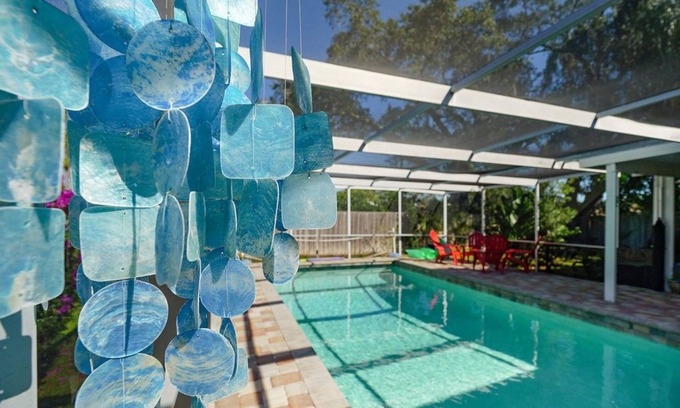 Sarasota Springs House | Outstanding Oceanfront Retreat with Private Pool & Beach Access