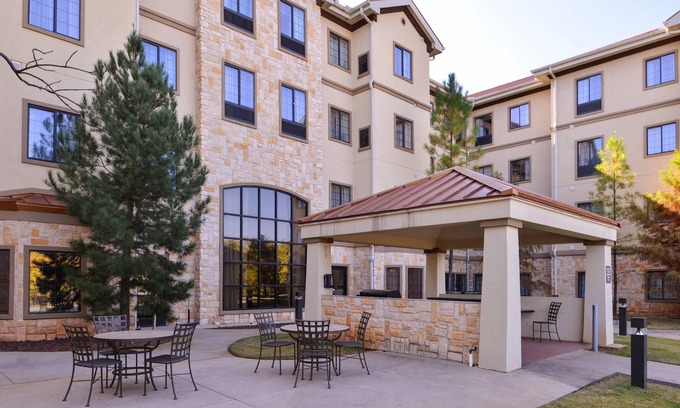 Central Oklahoma City Condo | Relaxing Getaway with Heated Saltwater Pool and Hot Tub