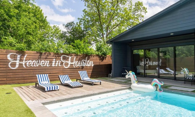 OST - South Union House | Designer Oasis in Houston with Heated Pool & Pet Friendly