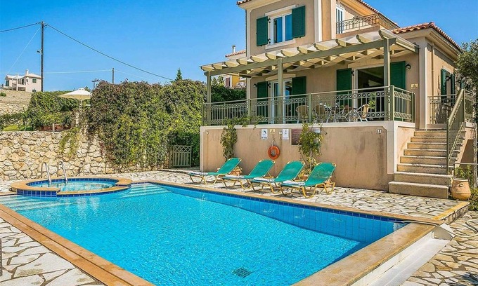 Lassi Villa | Relaxing Villa Penelope: Private Pool & Scenic Kefalonia