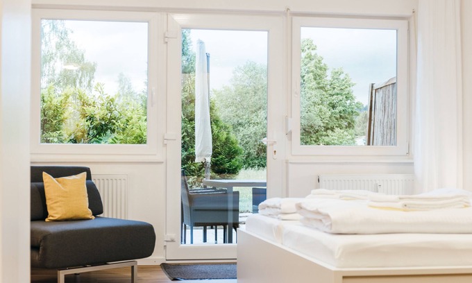 Scheidegg Apartment | Heimatel Family Studio: Pool, Sauna & Large Terrace Escape