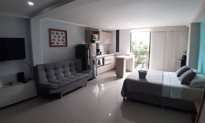Bello Apartment | Cozy Studio Near Metro Station with Family-Friendly Amenities
