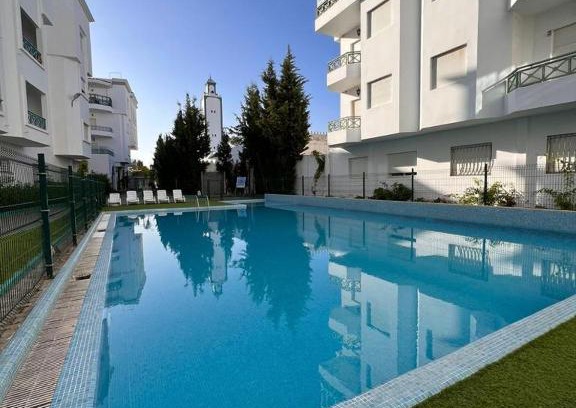 Tetouan Apartment | Beautiful Apartment with Pool Near Marjane - Pet Friendly