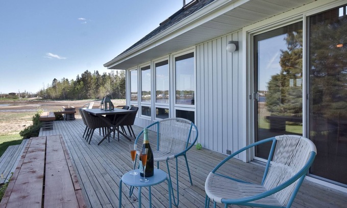 Shediac House | Beachfront Escape: HERON HOUSE with Private Pool & Views