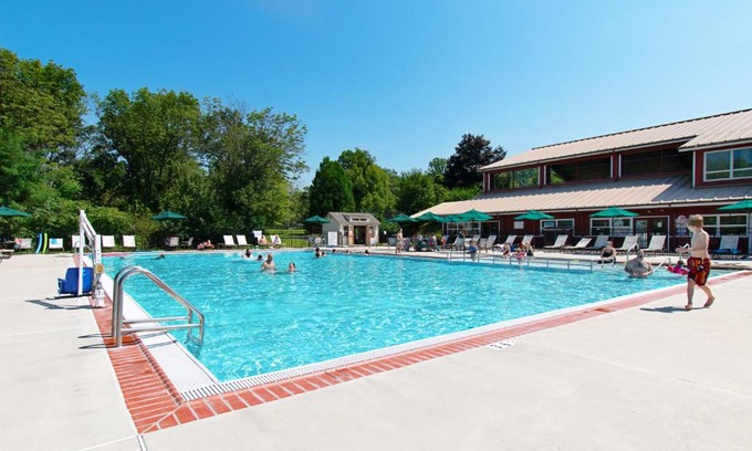 Lebanon - Pine Grove Resort | Relaxing Retreat at Hershey Camping Resort Loft Park Model 7
