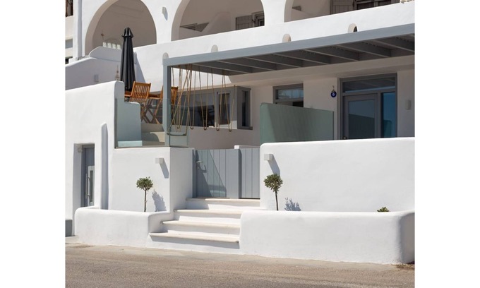 Piso Livadi House | Coastal Retreat: Brand New House with Pool & Ocean Views