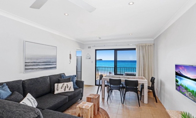 Avoca Beach Apartment | Beachfront Bliss at High Surf 9 with Ocean Views & Pool