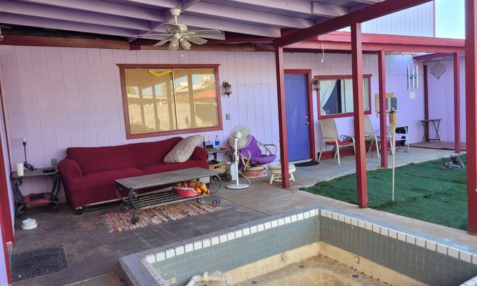 South Mountain Cottage | Cozy Guest House Retreat at Mystic Mansion with Spa & Pool