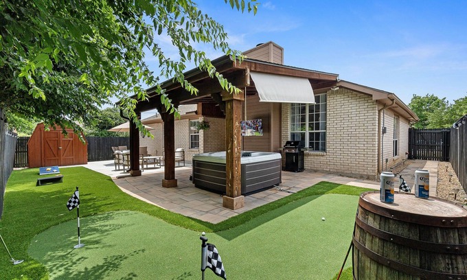 Watauga House | Discover a Hidden Gem in Fort Worth with Hot Tub & Mini Golf
