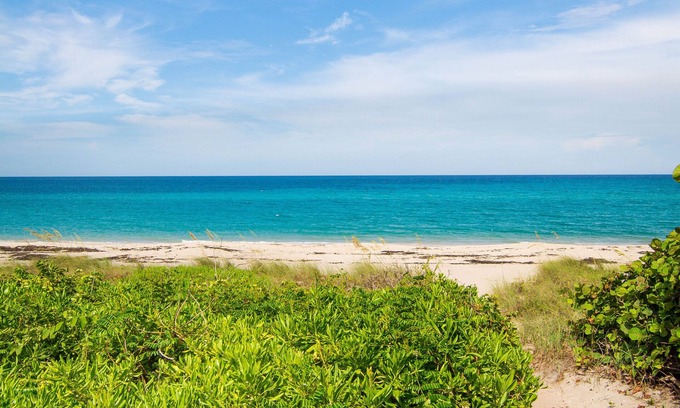 Juno Beach House | Beachside Oasis: Pet-Friendly with Ocean View & Kitchen