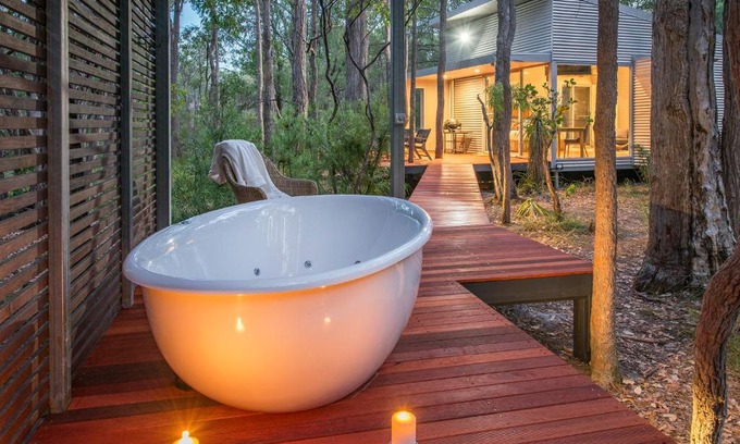 Carbunup River Cabin | Discover Hidden Valley Forest Retreat with Relaxing Hot Tub